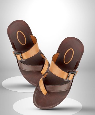 BIRDE Stylish Comfortable Breathable Brown Chappal, Slides Slippers and Flip Flops Men Brown Sandals