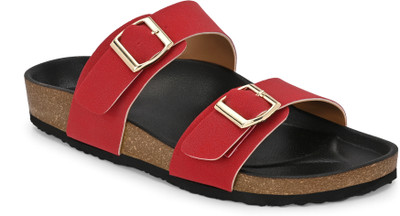 El Paso Women Flats(Red , 4)