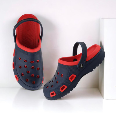 TRZ Men Clogs(Red , 6)