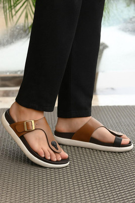 ASTEROID Men Sandals(Tan , 9)
