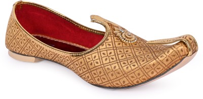 Royal Khwaab Men Flats(Gold , 7)