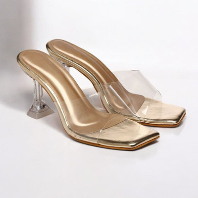 Shoesphere Women Heels(Gold , 8)