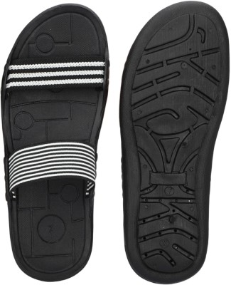 FOUSS Men Sandals(Black , 9)