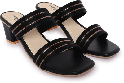 Todhwear Women Heels(Black , 7)