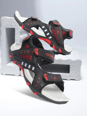CLYMB Men Sandals(Red , 10)