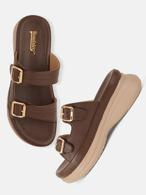 Roadster Women Flats(Brown , 8)