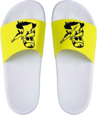 Footfit Men Sandals(Yellow , 8)