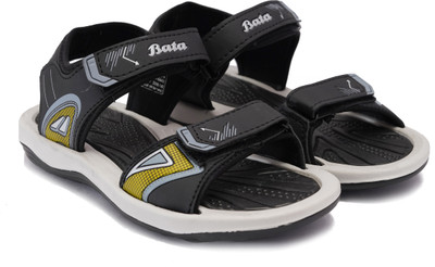 Bata Men Sandals(Black , 6)