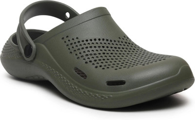 JUSAN Men Clogs(Olive , 8)