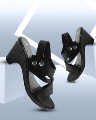 HardForce Women Heels(Black , 9)