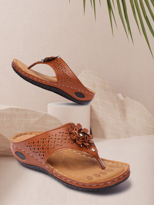 FAOLIN Women Casual(Brown , 7)