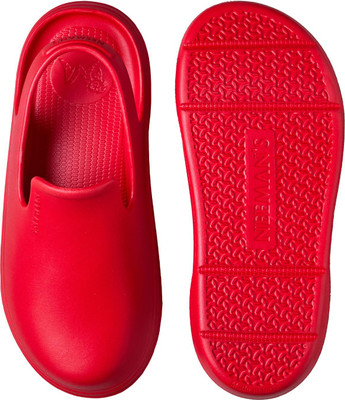 Neemans Men Clogs(Red , 8)