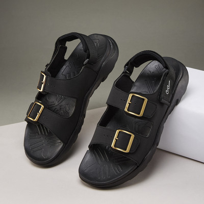 CAMPUS Men Sandals(Black , 10)