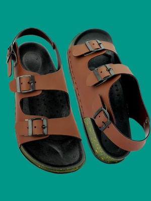 Buxton Men Sandals(Brown , 7)
