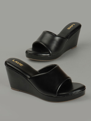 LAVIE Women Wedges(Black , 4)