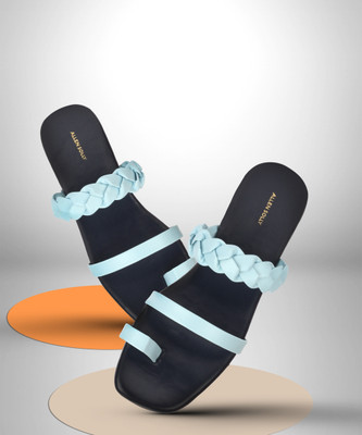 Allen Solly Women Flats(Blue , 4)