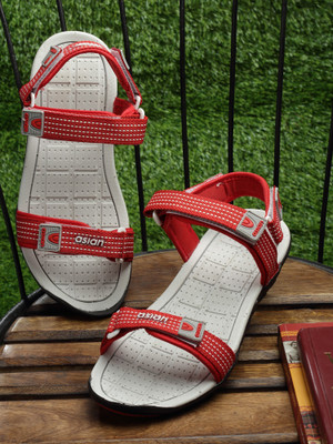 asian Men Sports Sandals(Red , 10)