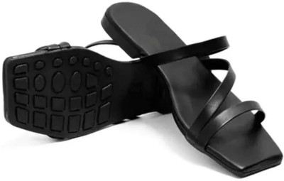 ZIYARAT COLLECTION Women Heels(Black , 7)