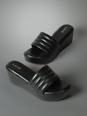 LAVIE Women Wedges(Black , 3)