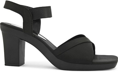 THEBLACKEEGLE Women Heels(Black , 5)