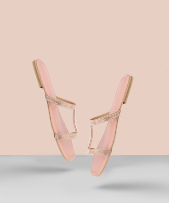 Inc.5 Women Flats(Orange , 3)