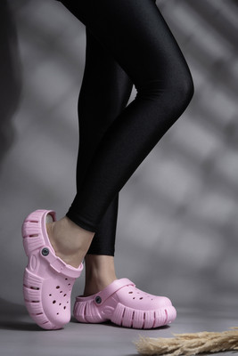Roadster Women Clogs(Pink , 6)