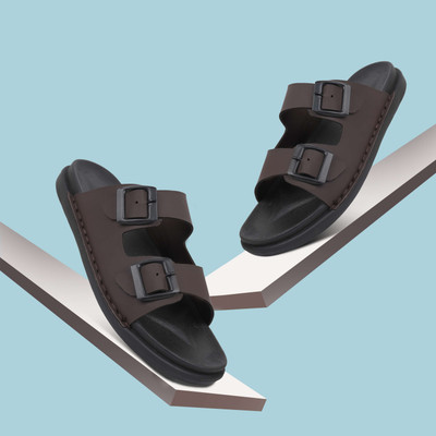 BABS Men Sandals(Black , 10)