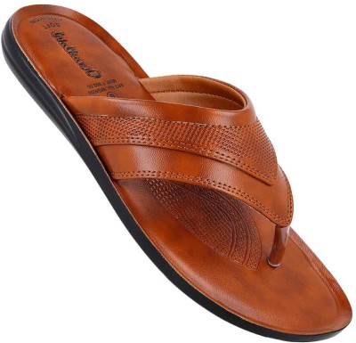 WALKAROO Men Sandals(Tan , 6)