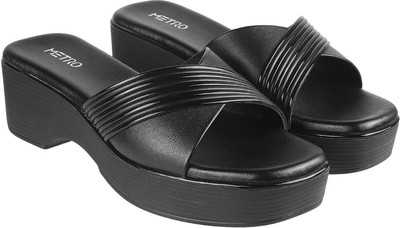 METRO Women Casual(Black , 5)