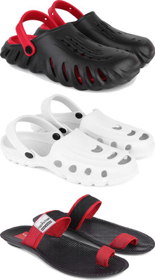 Pennen Men Clogs(Red , 7)