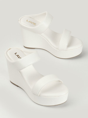 LAVIE Women Heels(White , 6)