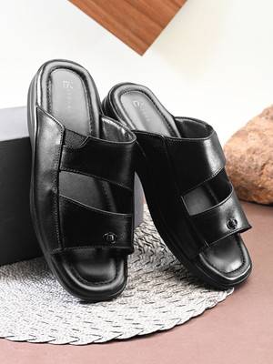 BIZORA Men Sandals(Black , 11)