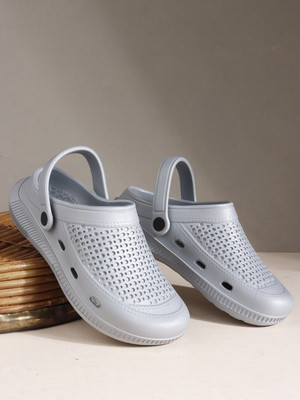 Zuery Men Clogs(Grey , 8)