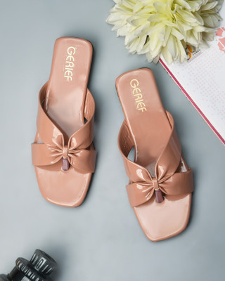 Gerief Women Flats(Gold , 5)
