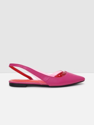 MAX Women Flats(Orange, Pink , 3)