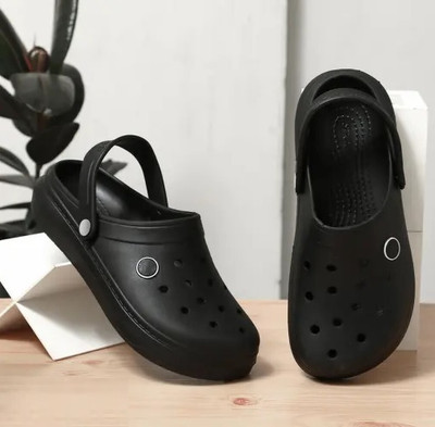 Vintex Men Clogs(Black , 7)