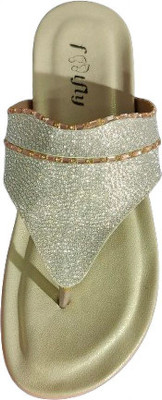 Footfly Women Flats(Silver , 4)