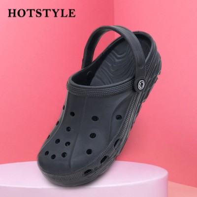 HOTSTYLE Men Clogs(Black , 6)