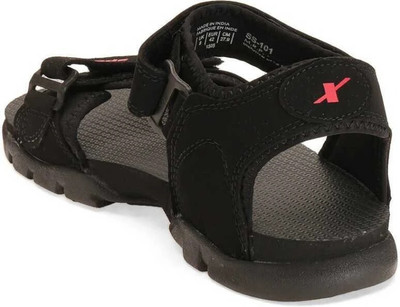 Sparx SS 101 Men Sandals(Black, Black , 10)