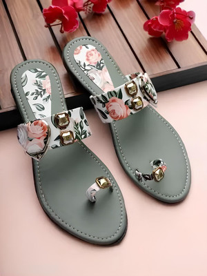 Shadow X Women Flats(Green , 8)