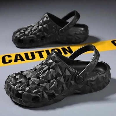 Footsace Men Clogs(Black , 8)