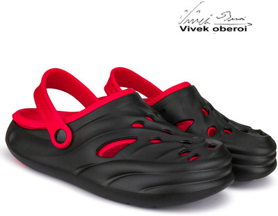 Earton Men Clogs(Red , 6)