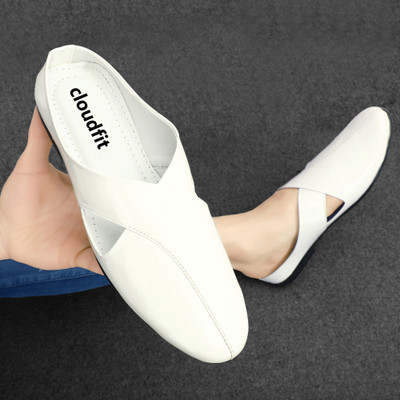 CloudFit Men Sandals(White , 8)