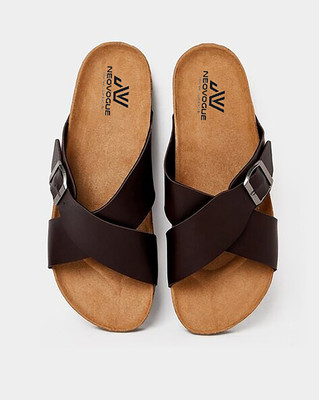NEOVOGUE Men Casual(Brown , 8)