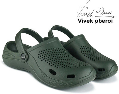 BERSACHE Men Wedges(Green , 8)
