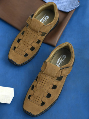 Rising Wolf Men Sandals(Tan , 7)