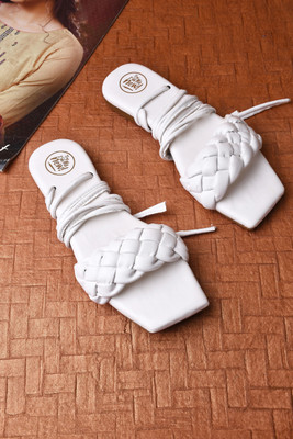 Hitway Women Flats(White , 5)