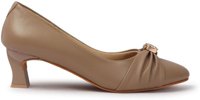 LAVIE Women Heels(Beige , 7)