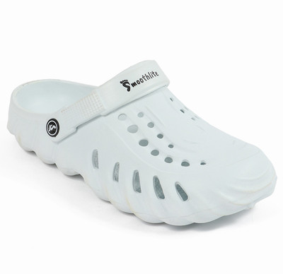 Smoothlite Men Slides(White , 10)