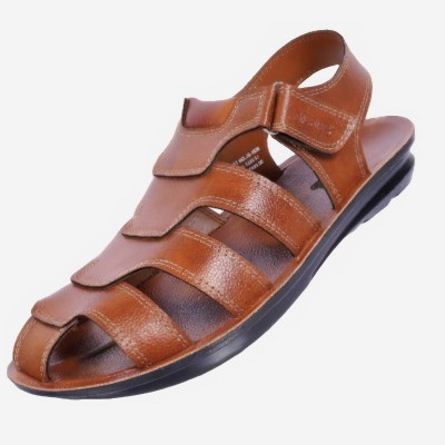 JIVERS Men Sandals(Brown , 9)